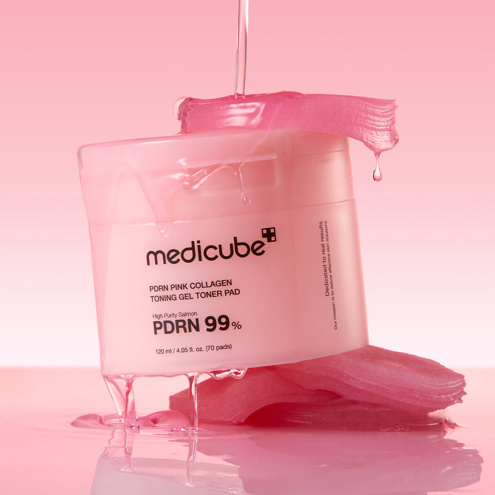 Medicube Miếng lót toner gel săn da PDRN Pink Collagen 120ml