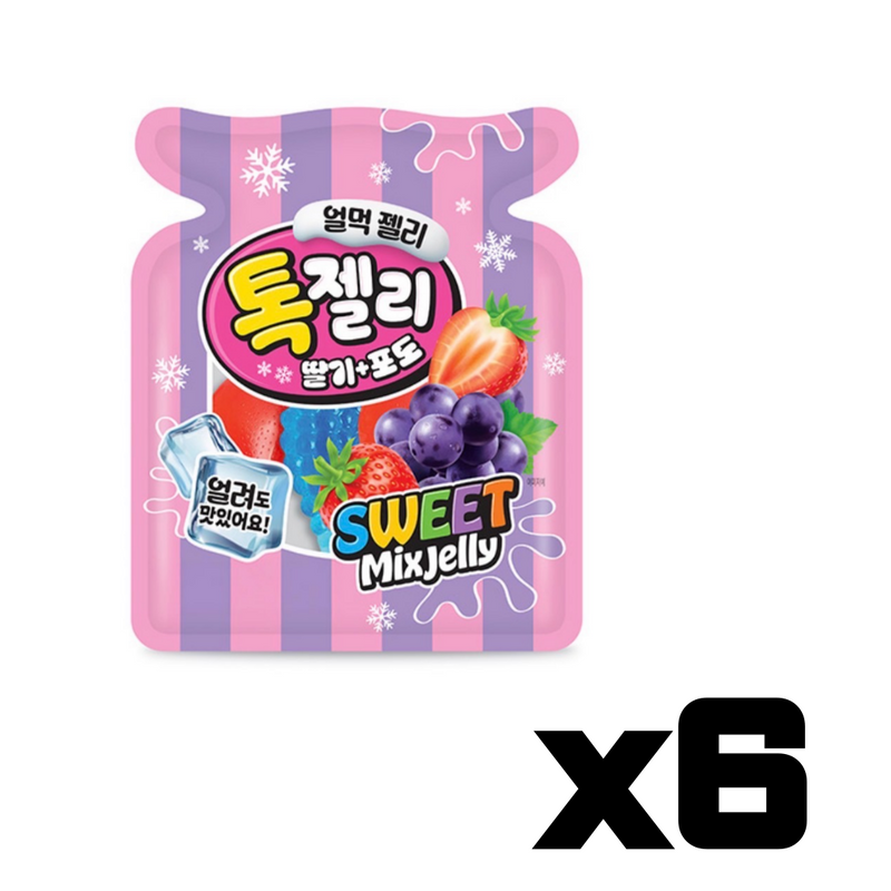 얼려먹는 톡젤리 딸기포도 160g