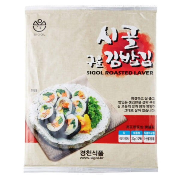 시골김 구운 김밥김 10매 | Gimbob Seaweed 10Sheets 10p