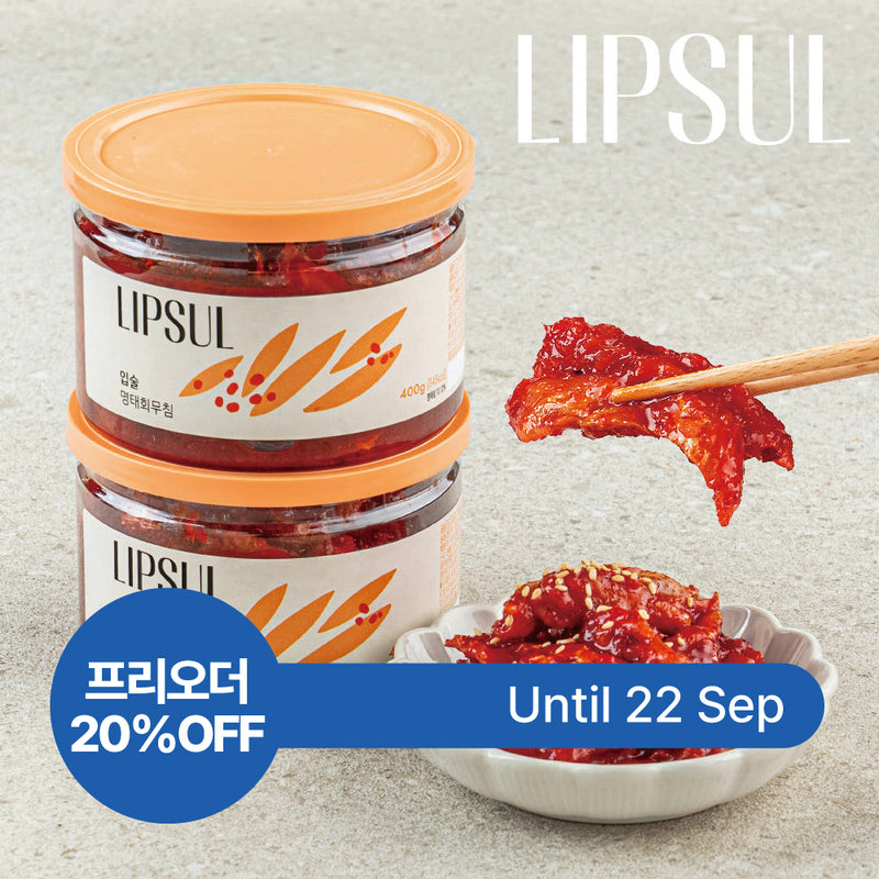 Lips Pollack Roe Salad 400g, made in Sokcho