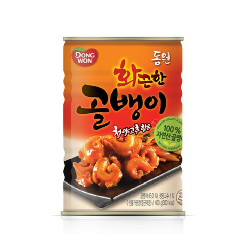 20% 할인합니다!! 🧡 동원 화끈 골뱅이 400g / Dongwon Canned shell(hot) 400g