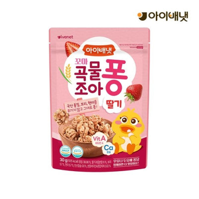 아이배냇 곡물조아퐁 딸기 30g