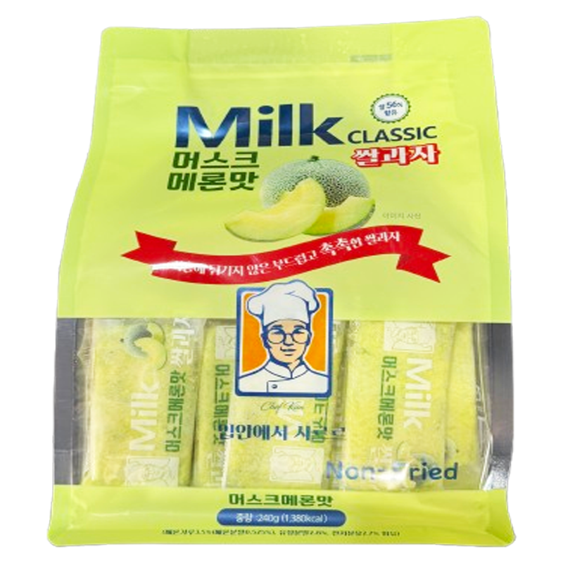 밀크클래식 쌀과자 (멜론맛) 240g