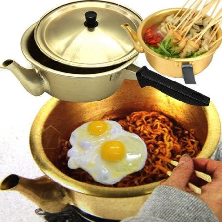 غلاية قدر صفراء من الألمنيوم YELLOW QUICK-HEATING KETTLE POT 18cm