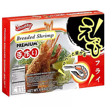 탱글탱글 촉촉 [Shirakiku] 새우 튀김 840g Breaded Prawn Premium
