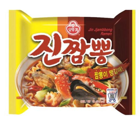 오뚜기 진짬뽕 4개입 jinjjambbong 130g*4ea