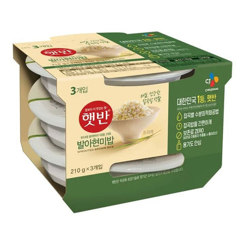 CJ Germinated Brown Rice 210g × 3 Packs