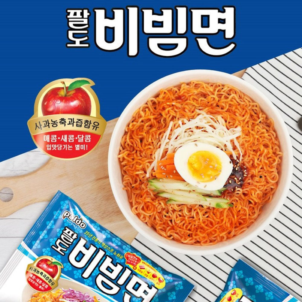 Bibimmyeon instantanées / 팔도비빔면 - Yun's, Recette