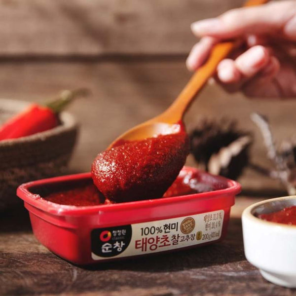 청정원 100%현미 태양초 찰 고추장 O food Pepper Paste 500g