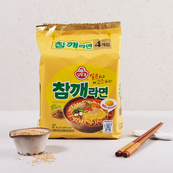 Spicy and Savory Ottogi Beef & Sesame Ramen 115g x 5