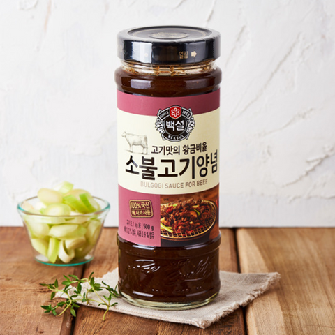 고기맛의 황금비율 백설만의 노하우 CJ 백설 소불고기 양념