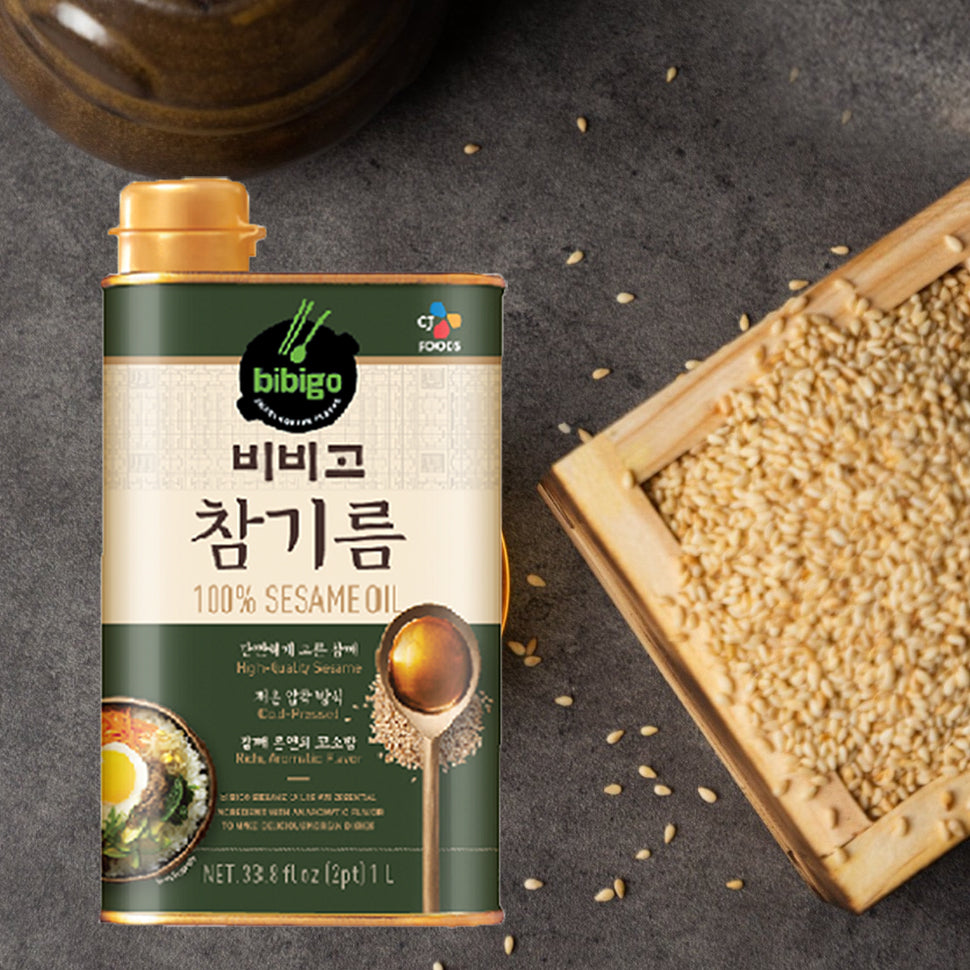 زيت السمسم بيبيغو Bibigo Sesame oil 1L