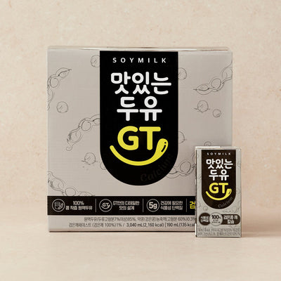 SYDNEY ONLY🚛 남양 맛있는 두유 GT 고칼슘 검은콩·깨 190ml*16개입 Namyang Soy Milk GT High-Calcium Black Bean&Sesame 190ml*16ea
