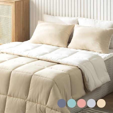 홈랩 기절 온기 이불 세트 4색 (SS/Q)  Quilt Set Quilt + Pillow cover 4 Colors