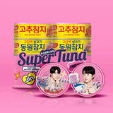동원 슈퍼튜나 시즌2 (스페셜 고추참치 90g x 2캔 + 살코기 참치 90g 6캔 )+랜덤 슈퍼-티커 1매