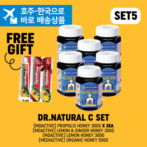 [Ship to KOR]Dr.Natural C SET (Free get 3EA Propolis Toothpastes)