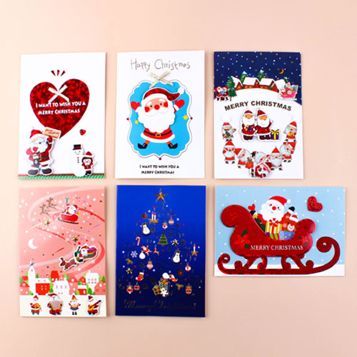 Christmas Handmade Card 5 Pack_Random Assortment