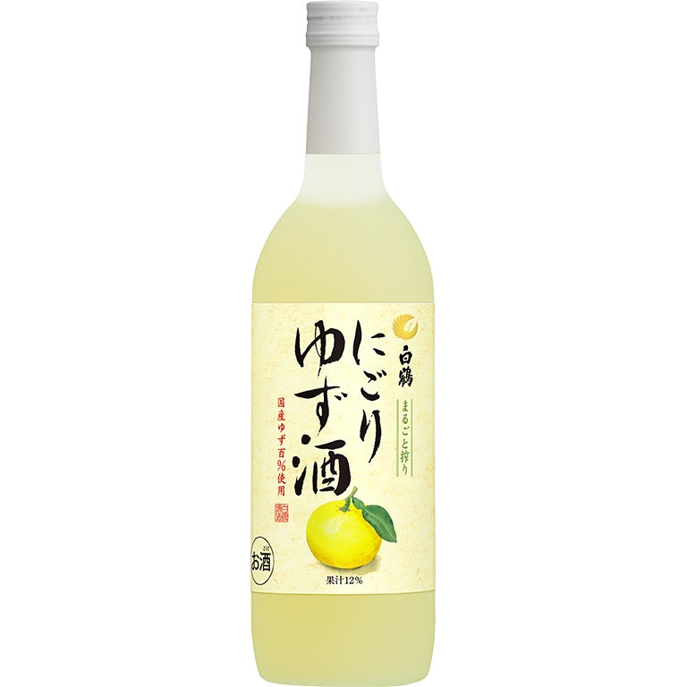 Hakutsuru Yuzushu Japanese Nigori Yuzu Sake (9-10%) 700ml