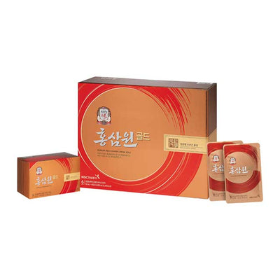 정관장 홍삼원 골드 세트 50ml 60포 Jung Kwan Jang Korean Red Ginseng Drink Gold 50ml (60 Packs)