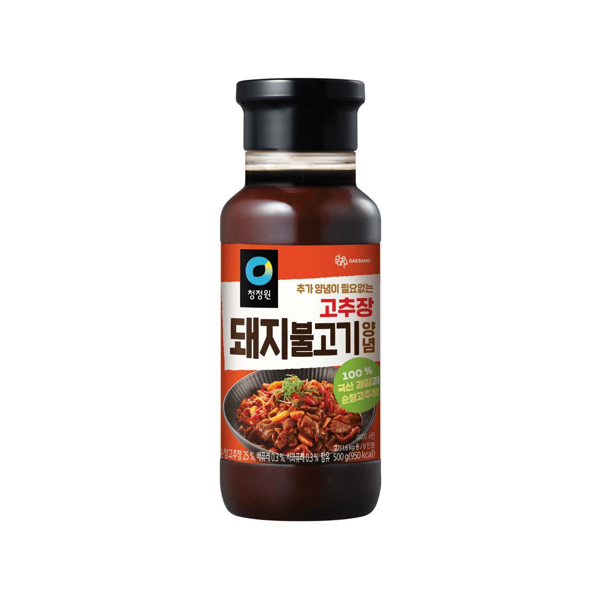 청정원 고추장돼지불고기양념 CJW Spicy Gochujang Pork Bulgogi Sauce 500g