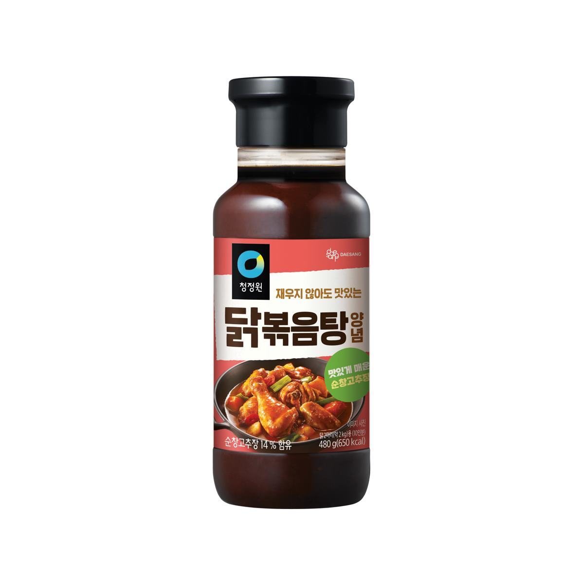 청정원 닭볶음탕양념 CJW Korean Spicy Braised Chicken Sauce 480g