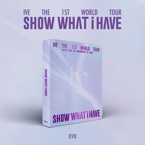 [PRE-ORDER]아이브 IVE THE 1ST WORLD TOUR SHOW WHAT I HAVE DVD