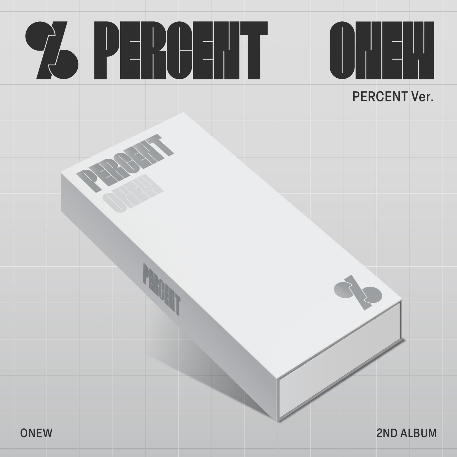 ONEW - PERCENT / 2ND ALBUM (PERCENT Ver.)
