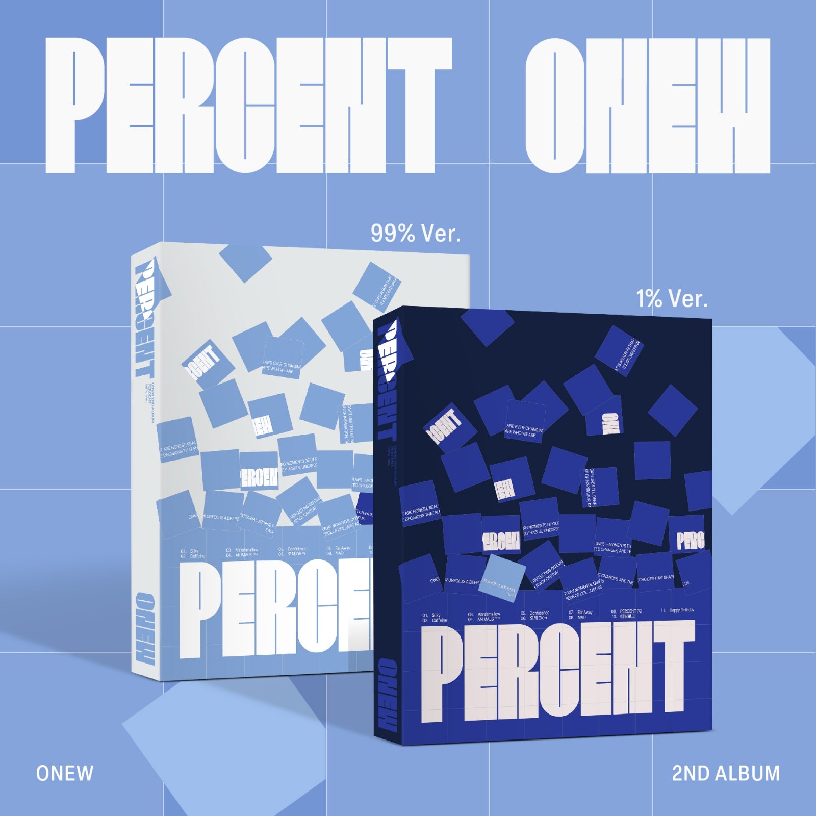ONEW - PERCENT / 2ND ALBUM (Photobook Ver.)