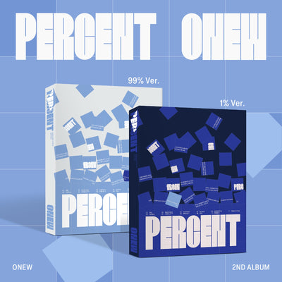 ONEW - PERCENT / 2ND ALBUM (Photobook Ver.)