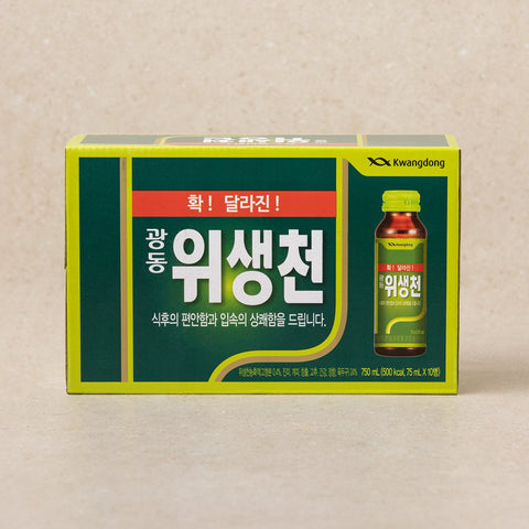 식후의 편안함과 입속의 상쾌함! 광동 위생천 75ml*10ea