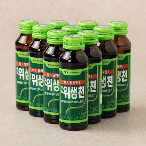 식후의 편안함과 입속의 상쾌함! 광동 위생천 75ml*10ea