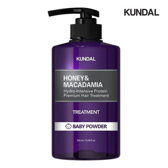 쿤달 허니앤마카다미아 단백질 헤어 트리트먼트 500ml (4가지 향) KUNDAL Honey&Macadamia Hydro-Intensive Protein Premium Hair Treatment (4 scents)