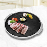 [이지쿠커] 마늘 솥뚜껑 구이팬 30cm 6873 | [EASY COOKER] Bbq Grill Pan 30cm