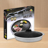 [이지쿠커] 마늘 솥뚜껑 구이팬 30cm 6873 | [EASY COOKER] Bbq Grill Pan 30cm