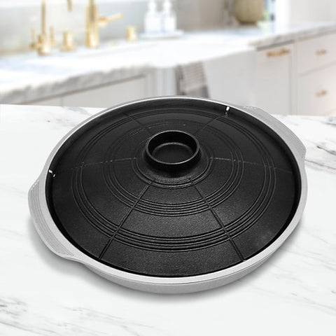 이지쿠커 마늘 솥뚜껑 구이팬 30cm Easy Cooker Garlic Grill