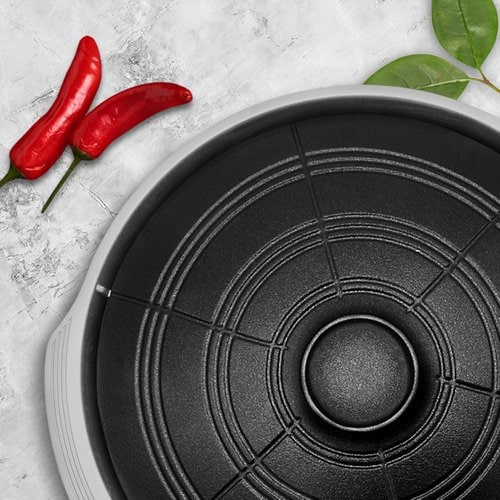 이지쿠커 마늘 솥뚜껑 구이팬 30cm Easy Cooker Garlic Grill