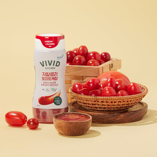 비비드키친 저칼로리 토마토케찹 Vivid Kitchen Low Calorie Tomato Ketchup 320g