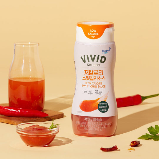 비비드키친 저칼로리 스윗칠리소스 Vivid Kitchen Low Calorie Sweet Chilli Sauce 320g