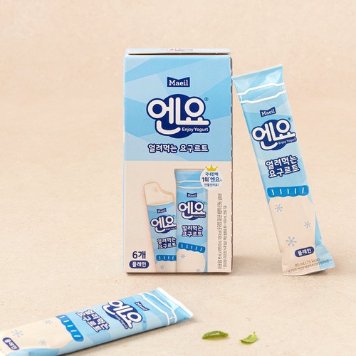 Enjo Plain Frozen Yogurt 85ml*6pcs Plain Frozen Yogurt