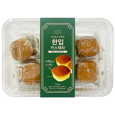 부드럽고 촉촉한 한입 카스테라 12개입 Bite Castella 240g