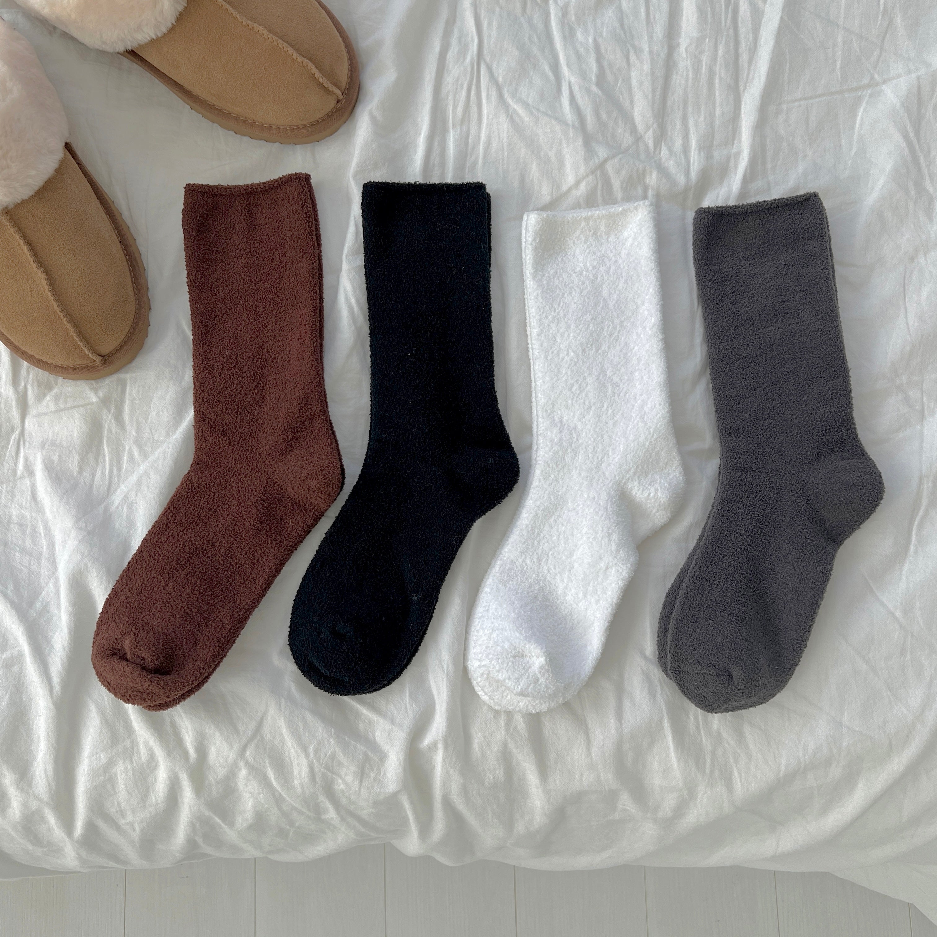 한국산 무압박 롱 수면양말 Korean Pressure-Free Long Sleep Socks 3 colour