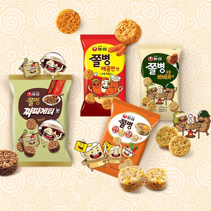 농심 쫄병 스낵 NONGSIM NOODLE SEASONING SNACK