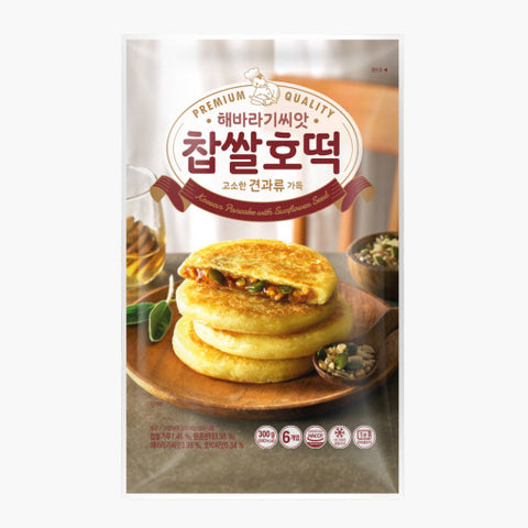SYDNEY ONLY🚛한성 해라바기씨앗 찹쌀호떡 Sweet Hotteok with Sunflower Seeds 400g