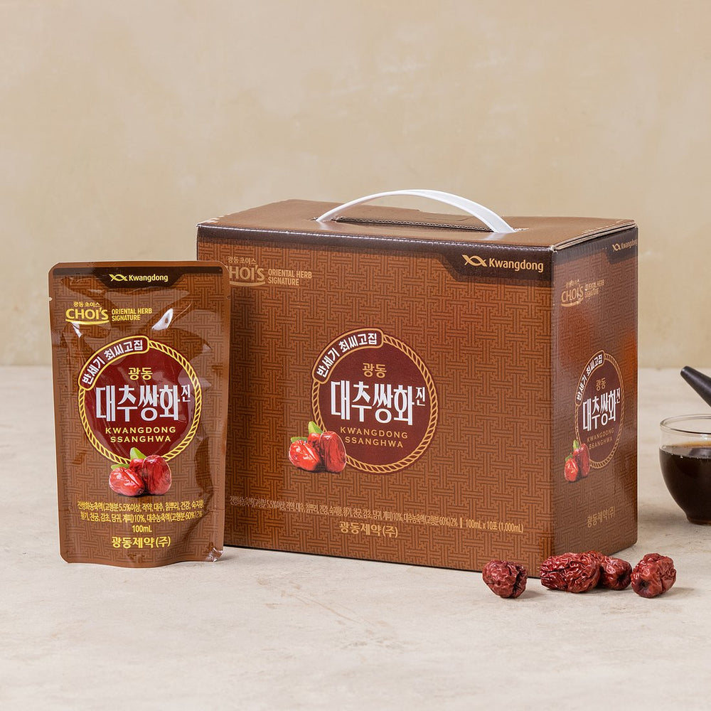 Kwangdong Jujube Ssang Wha Jin (10 sachets) 1 box KD Jujube Ssang Wha Jin 100mLX10EA