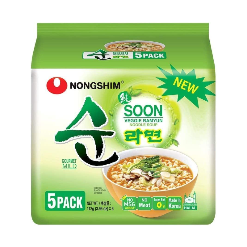 SPECIAL PRICE🍀Nongshim Soon Ramen Multi-Pack (5 Packs)