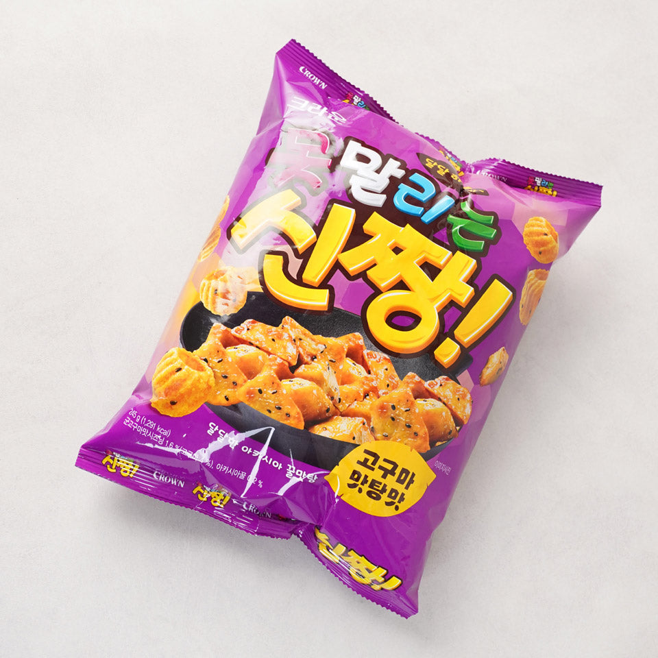 Crown Jjangu Snack 245g_ Sweet Potato Dessert Flavor