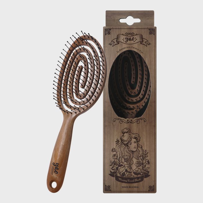 두피 & 헤어 힐링엔 야오 헤어브러쉬 우드라운드 YAO Wood Round Hairbrush