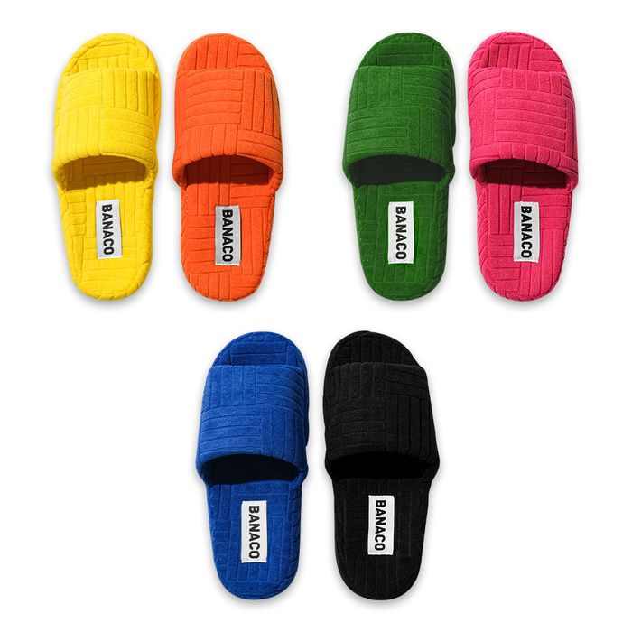 바나코 비비드 테리 룸 슬리퍼 (3가지 색상) Banaco Vivid Terry Room Slipper (3 Colors)