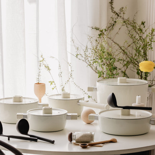 Dr.Hows IH LUMI Pots, 3 kinds (inc. Ladle)