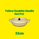 HOTTEST PRICE🎉 양은 냄비 양수 / 전골 냄비 Yellow Doubble Handle/Hot Pot  16cm/22cm